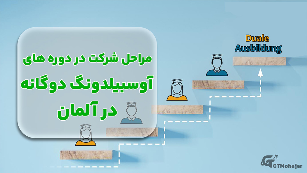 مراحل شرکت در دوره‌های آوسبیلدونگ دوگانه در آلمان